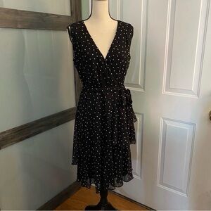 Tahari - Polka dot sleeveless dress